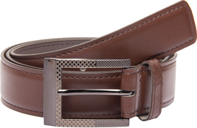 45% OFF on Pacific Gold Men Casual Brown Genuine Leather Belt Brown
