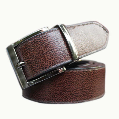 65% OFF on Winsome Deal Men Casual Brown Synthetic Reversible Belt Brown