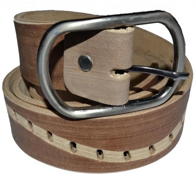 50% OFF on Cuero Men Casual, Formal Brown, Beige Genuine Leather Belt Beige-74 50% OFF on Cuero Men Casual, Formal Brown, Beige Genuine Leather Belt Beige-74