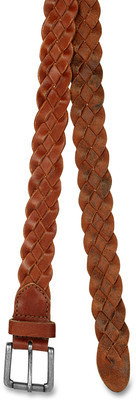 Paradigm Design Lab Men Casual Tan Genuine Leather Belt Tan