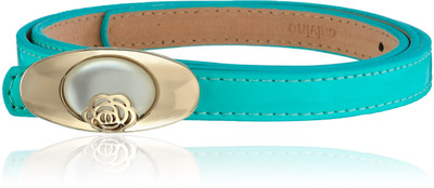 59% OFF on Calvino Girls Casual, Evening/Party Green Artificial Leather Belt Green