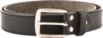 75% OFF on Buckleup Men Formal Black Genuine Leather Belt Black