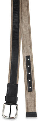 50% OFF on Paradigm Design Lab Men Casual Black Genuine Leather Belt Black