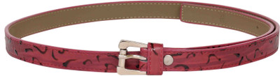 62% OFF on Scarleti Girls Casual Red Artificial Leather Belt Red