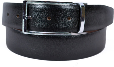 40% OFF on Izma Men Formal Black Genuine Leather Reversible Belt Black