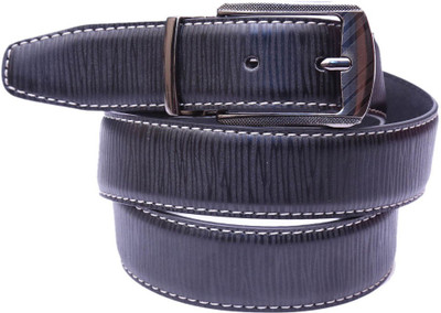 55% OFF on Moac Men Casual Black Artificial Leather Belt Black