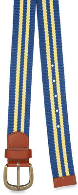 72% OFF on Paradigm Design Lab Men Casual Blue Genuine Leather Belt Blue