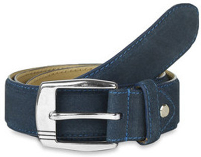 Paradigm Design Lab Men Casual Blue Genuine Leather Belt Blue