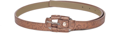 62% OFF on Scarleti Girls Casual Brown Artificial Leather Belt Brown