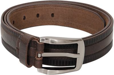 58% OFF on Lustre International Men Formal Brown Genuine Leather Belt Brown-53