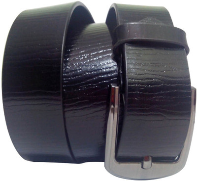 10% OFF on The Stuff Men Casual Black Genuine Leather Belt Black