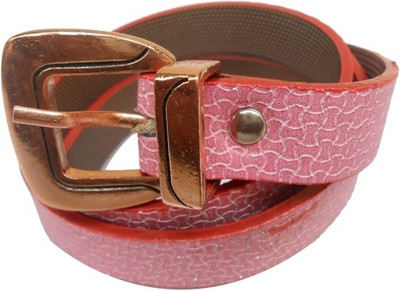 75% OFF on D&D Girls Casual Pink Artificial Leather Belt Pink-11 75% OFF on D&D Girls Casual Pink Artificial Leather Belt Pink-11