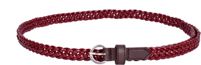 60% OFF on Scarleti Girls Formal Maroon Artificial Leather Belt Maroon