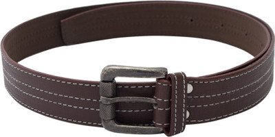 56% OFF on SkyWays Men Casual, Semi-formal Brown Artificial Leather Belt Brown-01