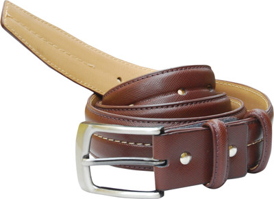 55% OFF on Hidea Men Formal Tan Genuine Leather Belt Tan-01