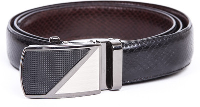 55% OFF on 365labels Men Casual Black Artificial Leather Belt Black-5