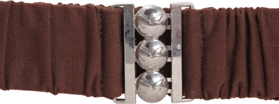 20% OFF on Khoobsurati Women Casual Brown Fabric Belt Brown 20% OFF on Khoobsurati Women Casual Brown Fabric Belt Brown