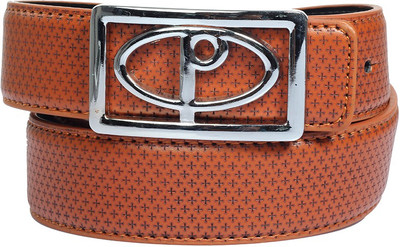 67% OFF on Blute Men Casual, Evening, Party Tan Artificial Leather Belt Tan