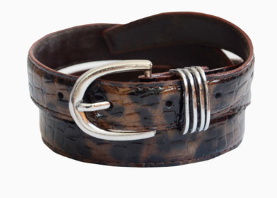 54% OFF on Bizarre Girls Casual Brown Artificial Leather Belt Animal-Coffee