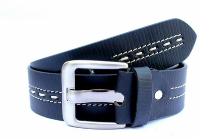 50% OFF on Tops Men, Women Casual Black Genuine Leather Belt Black