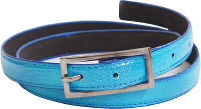 54% OFF on Bizarre Girls Casual Blue Artificial Leather Belt Dotted-Bl
