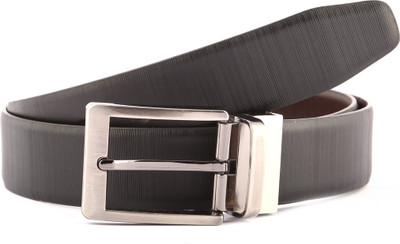 75% OFF on Buckleup Men Formal Black Genuine Leather Reversible Belt Black