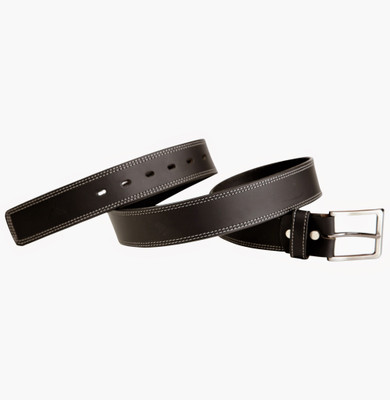 14% OFF on kamillo Men, Women Casual Black Genuine Leather Belt Black