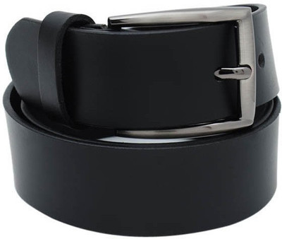 28% OFF on Walletsnbags Men Formal Black Genuine Leather, Genuine Leather Belt B5-BLK