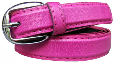 43% OFF on Winsome Deal Women Casual Pink Artificial Leather Belt Pink