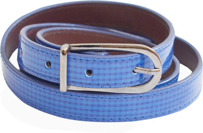 54% OFF on Bizarre Girls Casual Blue Artificial Leather Belt Chk-Bl