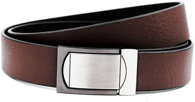 33% OFF on Magiq Men Casual, Formal Black, Brown Genuine Leather Belt BLBR02