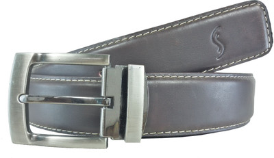 40% OFF on Sizzlers Men Formal Brown Genuine Leather Belt Brown