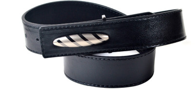 61% OFF on Drakemen Men Casual, Formal Black Genuine Leather Belt Black