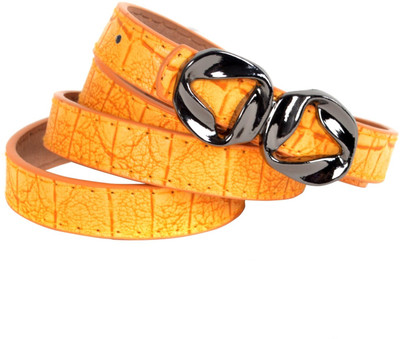 65% OFF on Vivaa Women Casual Yellow Artificial Leather Belt Yellow 65% OFF on Vivaa Women Casual Yellow Artificial Leather Belt Yellow