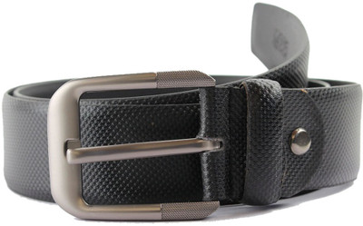 Doc & Mark Men Casual Black Genuine Leather Belt Black