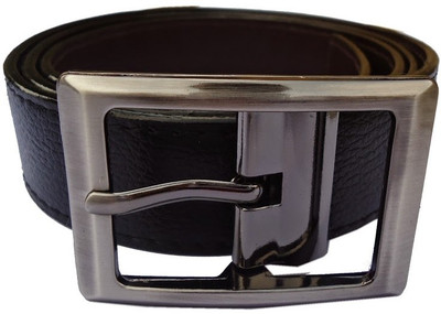 89% OFF on MMS Men Semi-formal Black Synthetic Belt Black