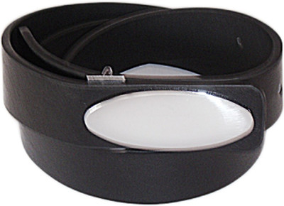 50% OFF on SFA Men Formal Black Artificial Leather Belt Blackcode812