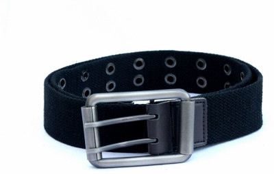 54% OFF on IMP Men, Women Casual Black Fabric Belt Black