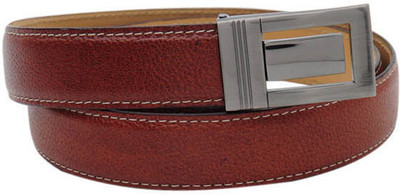 35% OFF on Walletsnbags Men Formal Tan Genuine Leather, Genuine Leather Belt B18