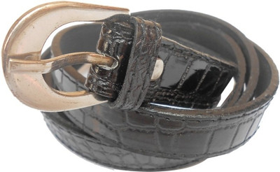 74% OFF on D&D Girls Casual Black Artificial Leather Belt Black-01 74% OFF on D&D Girls Casual Black Artificial Leather Belt Black-01