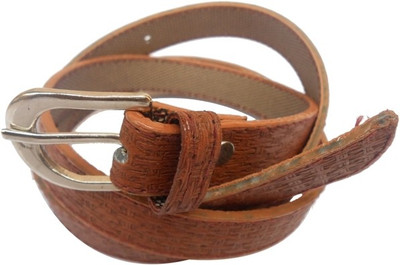 74% OFF on D&D Girls Casual Brown Artificial Leather Belt Dark Brown-13
