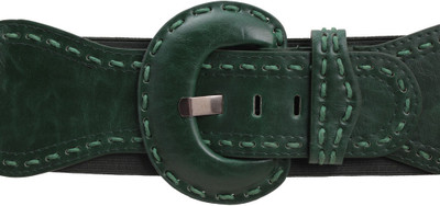 20% OFF on Khoobsurati Women Casual Green Artificial Leather, Fabric Belt Dark Green 20% OFF on Khoobsurati Women Casual Green Artificial Leather, Fabric Belt Dark Green