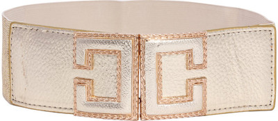 20% OFF on Khoobsurati Women Casual Gold Belt Golden
