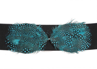 20% OFF on Khoobsurati Women Casual Black Fabric Belt Black