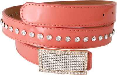 40% OFF on Super Drool Girls Formal Pink Artificial Leather Belt Pink