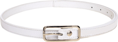 60% OFF on Scarleti Women Casual White Artificial Leather Belt White