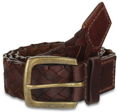 85% OFF on Paradigm Design Lab Men Casual Brown Genuine Leather Belt Brown