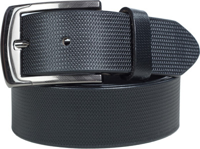 47% OFF on Spanishleatherite Men Casual, Formal Black Genuine Leather Belt Black