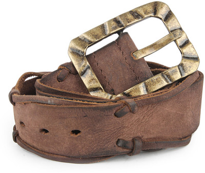 70% OFF on Aventura Outfitters Women Casual Brown Genuine Leather Belt Brown