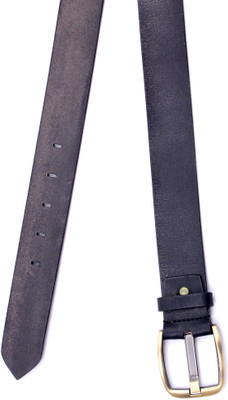 60% OFF on Pacific Gold Men Casual Black Genuine Leather Belt Black